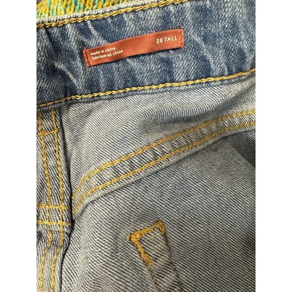 Anthropologie Blue Straight Leg Jeans with Embroidered Details
Size 28 Tall - Picture 8 of 15